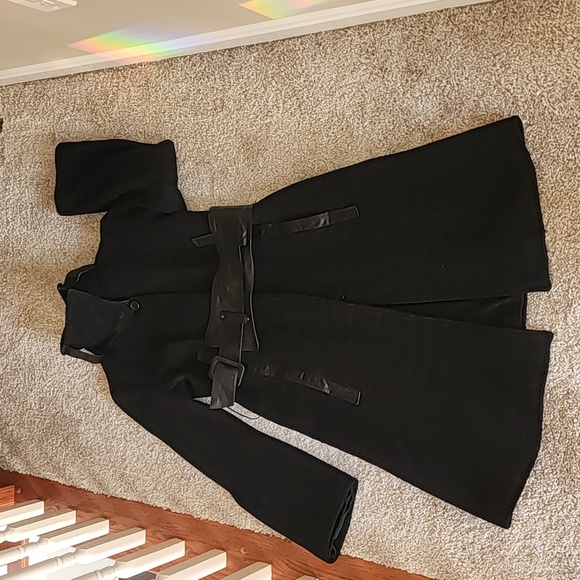 MACKAGE NWT REAL LEATHER TRIM COAT SIZE SMALL